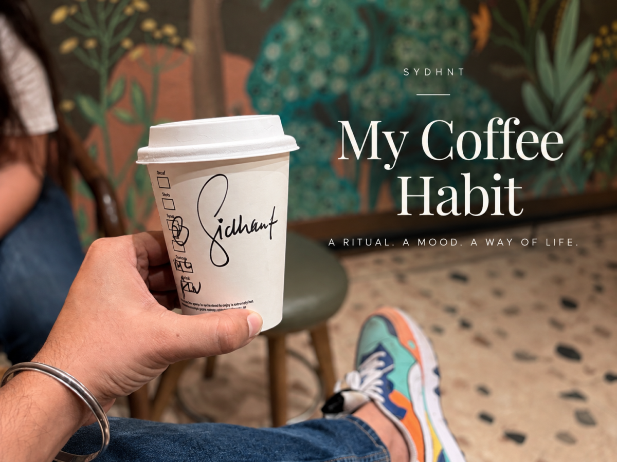 My coffee habit
